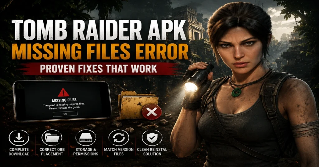 Tomb Raider File Missing Error
